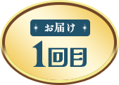 お届け 1回目