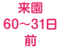 来園60~31日前