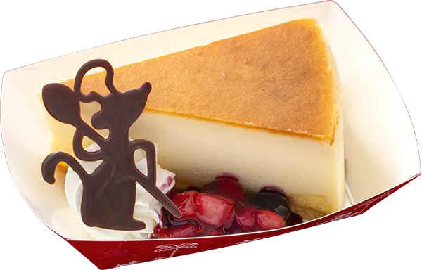 チーズケーキ、 ミックスベリーソース