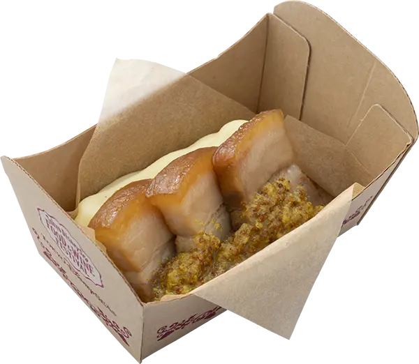 豚角煮の アップルマスタード ソース