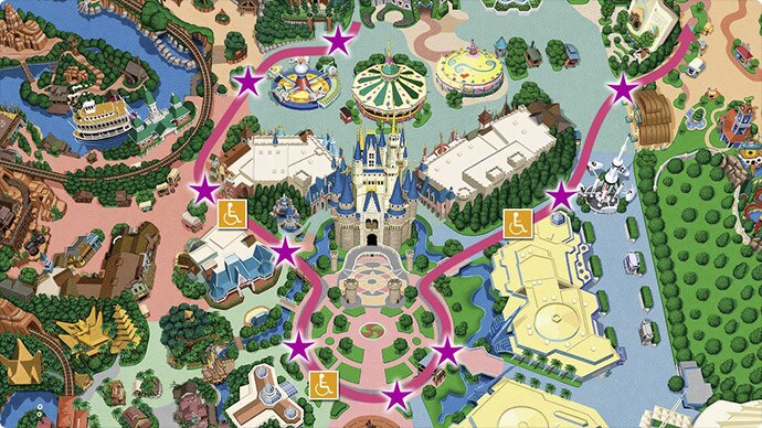 13.東京ディズニーランド・エレクトリカルパレード・ドリームライツの場所のイメージ