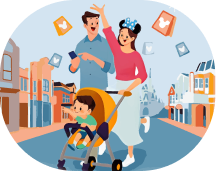 購入したグッズは自宅まで届けてくれるので1日中パークを手ぶらで楽しめる！｜東京ディズニーリゾート・アプリでオンラインショッピング！