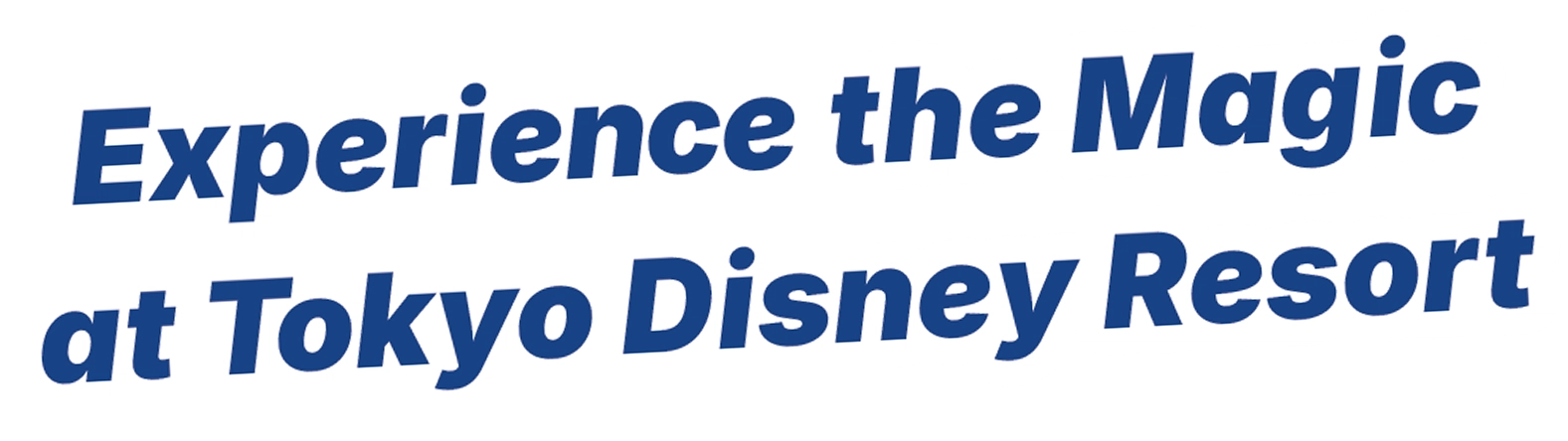 Experience the Magic at Tokyo Disney Resort