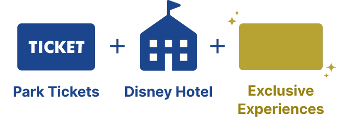 Park Tickets + Disney Hotel + Exclusive Experiences