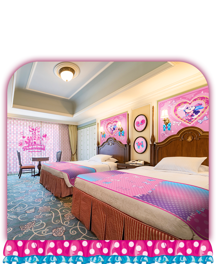 ホテルでも“ミニーのファンダーランド”の世界を楽しみつくそう