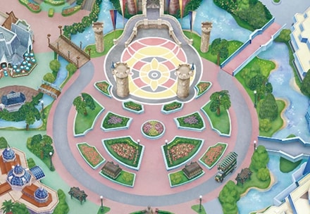 東京ディズニーランド 販売店舗マップ