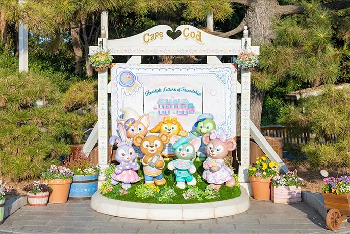 公式】ダッフィー&フレンズのハートフェルト・レターズ・オブ