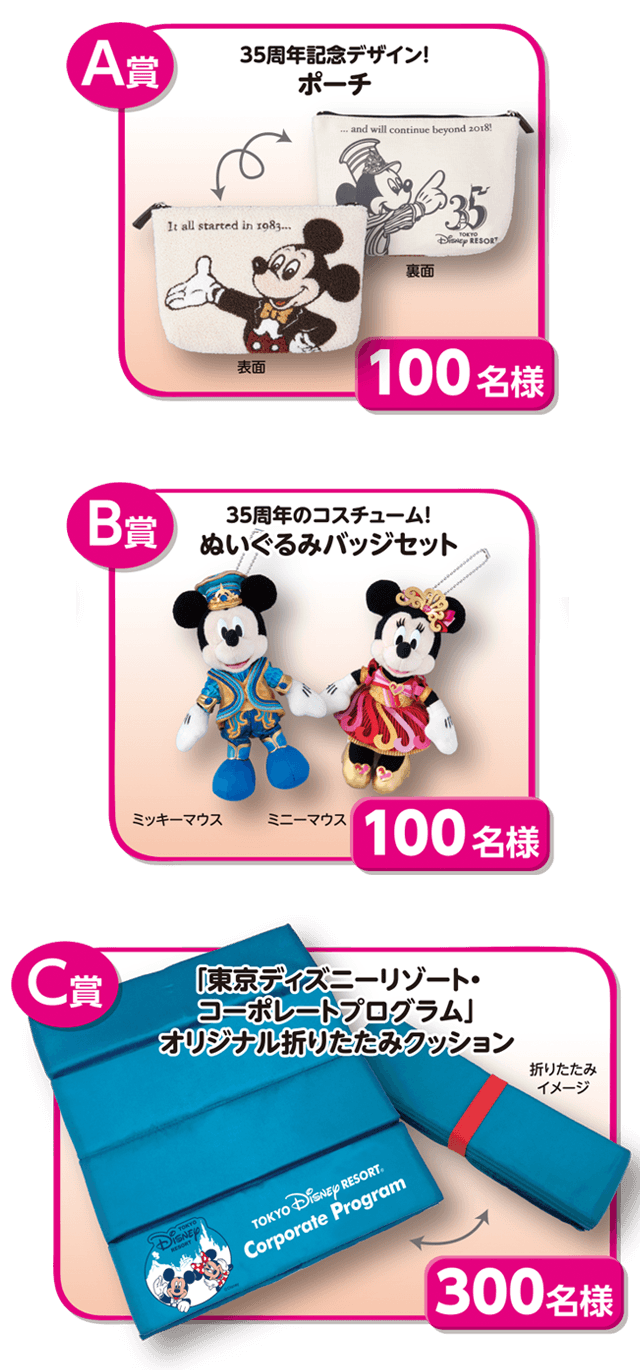 東京ディズニーリゾート・コーポレートプログラム利用券」プレゼント