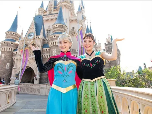 ディズニーキャラクターに仮装したゲストのイメージ