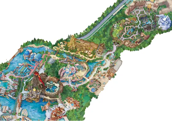 東京ディズニーシーマップ