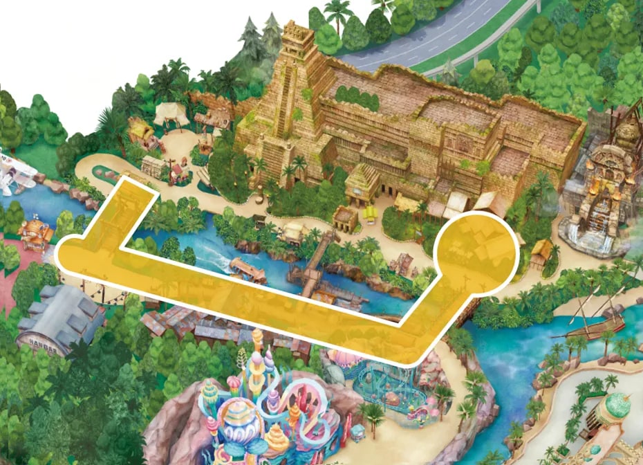 開催場所マップ:東京ディズニーシー ロストリバーデルタ