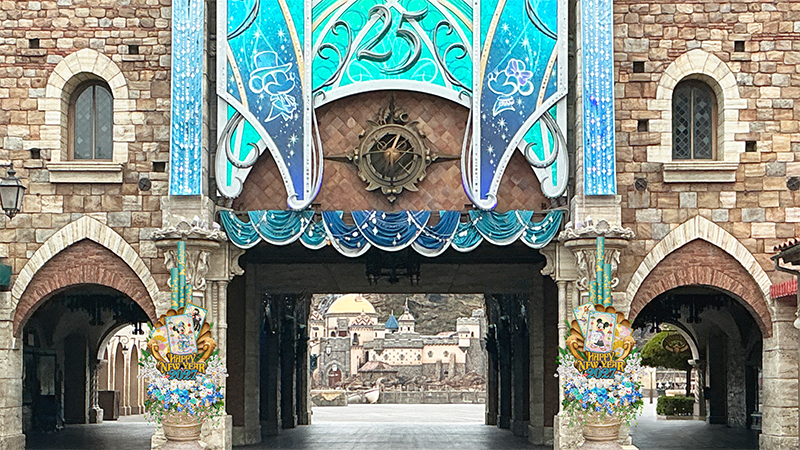 東京ディズニーシーのお正月 デコレーション