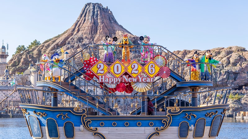 東京ディズニーシーのお正月 ニューイヤーズ・グリーティング
