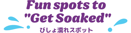 びしょ濡れスポット